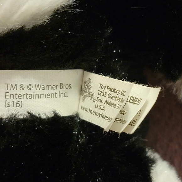 TOY FACTORY Gremlins The Black Mogwai Mohawk Black White Stripe 10" Plush - Picture 9 of 14